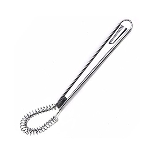 KAYCROWN Best Utensils Stainless Steel Mini Egg Whisk Beater Handheld Milk Frother Foamer Foaming Creamy Coffee Mixer Spring Sauce