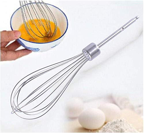 Wadoy KHMPW Stainless Steel Pro Whisk Replacement for Hand Mixer Whisk Egg Beater Fits 3066 3067 3093 3094 3111 3112 KF140