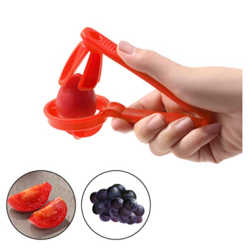 Snowyee Grape Cutter, Fruits Tomato Slicer for Adults & Kids Kitchen  Gadgets (Red / 1 PCS)