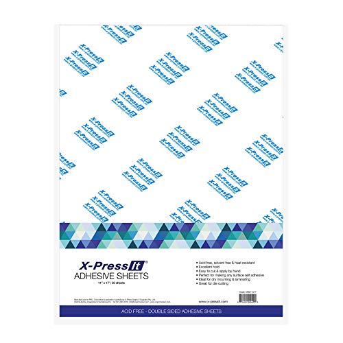 X-Press It Double Sided High Tack Sheets 11X17 25/Pk