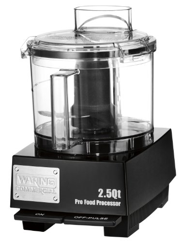 Waring Commercial WFP11SW Sealed Space-Saving Batch Bowl Food Processor with LiquiLock Seal System, 2-1/2-Quart