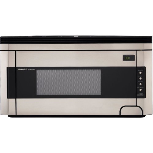 SHARP R1514TY 1.5 cu. ft. 1000W Sharp Stainless Steel Over-the-Range Carousel Microwave Oven