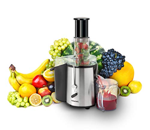 Courant juicer Juice Extractor, Power Juice Maker Machine, Wide Chute for Whole Fruits with 1.8L Extra Large Pulp Bin,