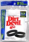 Dirt Devil 3-DJ0900-000 Replacement Vacuum Belt (2 Belts)
