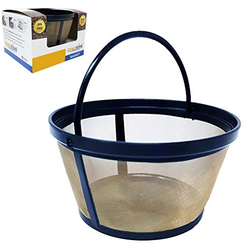 GoldTone Reusable 8-12 Cup Basket Filter fits Black & Decker Coffee Machines and Brewers. Replaces your Black+Decker Reusable