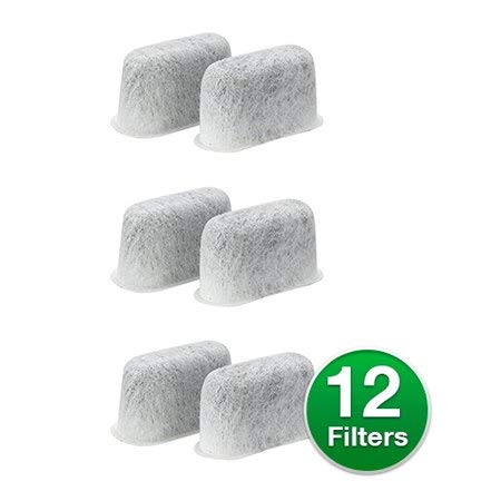 DR.Water Filter 12-Pack Cuisinart Coffee Maker Filter Replacement All Cuisinart Coffee Maker Charcoal Filters Fit For Cuisinart DCC-1200