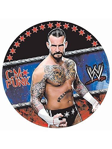 amscan WWE Wrestling Small Paper Plates (8ct)