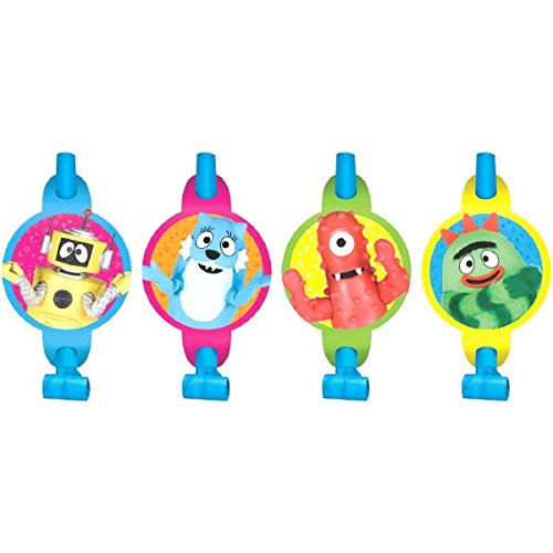 Amscan Hip and Hop Yo Gabba Blowouts Birthday Party Decorations, 5-1/4 x 3-1/4", Multi