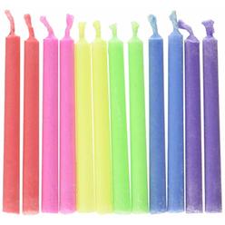 Colorflame Amazing colorflame Multicolor Happy Birthday candles And Holders (12 count)