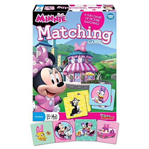 Wonder Forge Disney Junior Minnie Matching Game For Girls & Boys Age 3 To 5 - A Fun & Fast Disney Memory Game