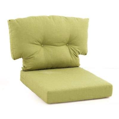 MARTHA STEWART LIVING Charlottetown Green Bean Replacement Outdoor Swivel Chair Cushion