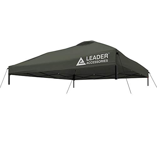 Leader Accessories Pop Up Canopy 10x10 Replacement Canopy Cover for Instant Canopy Tent (Grey)