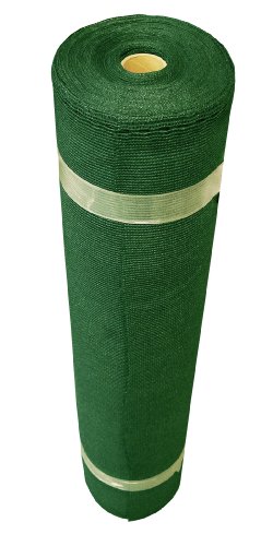 Coolaroo 435974 Outdoor or Exterior Cover, (12' X 50'), Heritage Green Shade Fabric 90% UV Protection for People, PET, OR