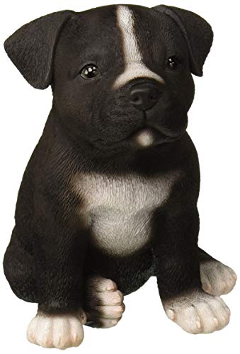 Hi-Line Gift Ltd. Hi-Line Gift Ltd Sitting Staffordshire Pitbull Puppy Statue