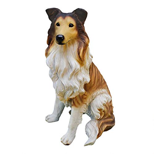 Design Toscano Long-Haired Collie Dog Statue