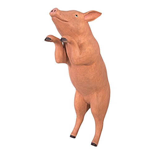 Design Toscano Hop Over Hog Giant Pig Sculpture