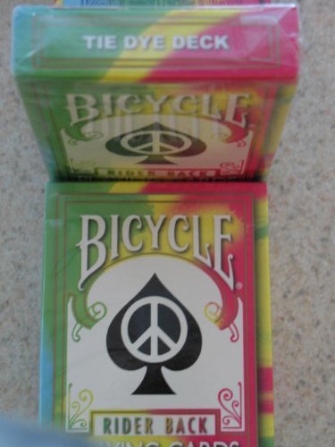 USPC Rare Bicycle Tie Dye Deck Playing Cards Tye Die Magic