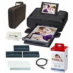Quality Photo Canon SELPHY CP1300 Wireless Compact Photo Printer with AirPrint and Mopria Device Printing, with Canon KP108 Paper and Black