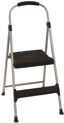 Cosco 11310PBL4 Signature Series Two Step Steel Step Stool with Plastic Steps