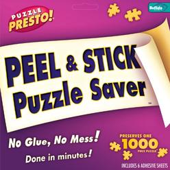 Buffalo Games & Puzzles Puzzle Presto! Peel & Stick Puzzle Saver: The Original and Still the Best Way to Preserve Your Finished Puzzle!