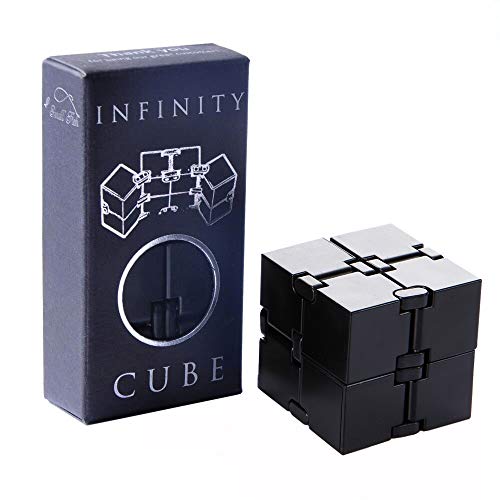 SMALL FISH Infinity Cube Fidget Toy, Sensory Tool EDC Fidgeting Game for Kids and Adults, Cool Mini Gadget Best for Stress and Anxiety