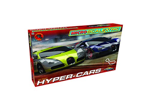 Scalextric Micro Hyper-Cars Race Slot Car Set (1: 64 Scale)