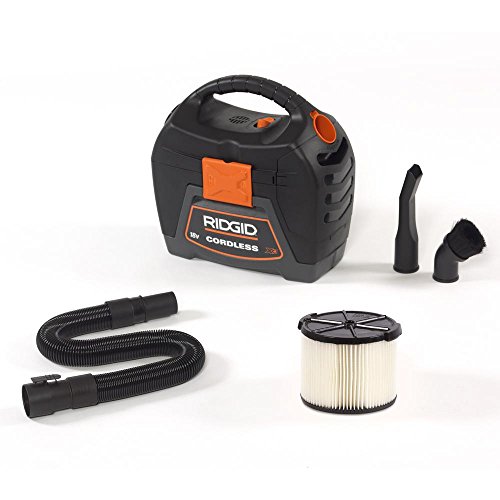 RIDGID 3 gal. 18V Cordless Handheld Wet Dry Vac with 1-7/8 Extension Wand Accessory for Select RIDGID Wet/Dry Vacs