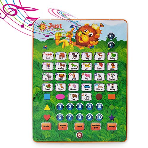 Just Smarty ABC Tablet Interactive Educational Toys for 3 Year Olds and Up | Toddler Learning Toys and Word Games for