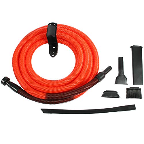 Cen-Tec Systems 93554 Shop Vacuum Garage Kit, 30 Ft. Hose, Orange/Black
