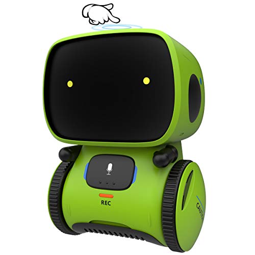 Gilobaby Kids Robot Toy, Talking Interactive Voice Controlled Touch Sensor Smart Robotics with Singing, Dancing, Repeating,
