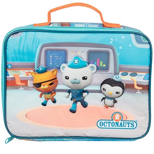 Disney Octonauts Insulated Lunch Sleeve - Reusable School Lunch Box for Kids - Heavy Duty Tote Bag w Mesh Pocket - "Rescue Mission"