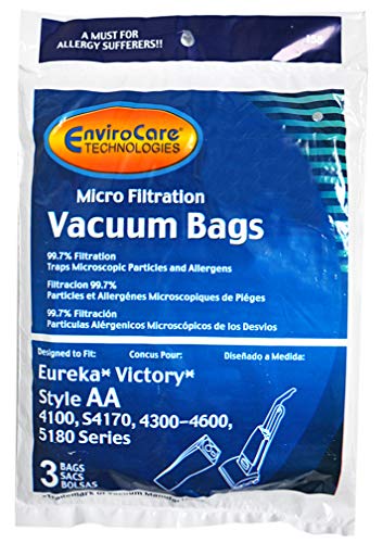 Envirocare Eureka Style AA Upright Vacuum Cleaner Bags