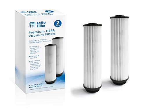 Fette Filter - 2 Pack of HEPA Filter Compatible with Hoover Windtunnel Type 201. Compare to Part # 40140201, 43611042,