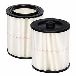 Eagles Pack of 2 Replacement Cartridge Filter Compatible with Shop vac Craftsman 17816 9-17816 Wet Dry Vacuum air Cleaner