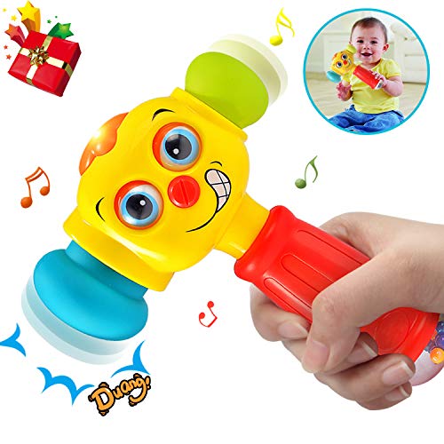 HOMOFY Baby Toys Funny Changeable Hammer Toys 6 Months up,Multi-Function,Lights MusicToys for Infant Boys Girls 1 2 3 Years