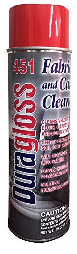Duragloss 451 Fabric and Carpet Cleaner, Aerosol Foam, 1 Pack