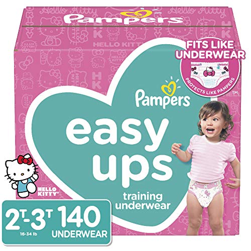 Pampers Easy Ups Pull On Disposable Potty Training Underwear for Girls