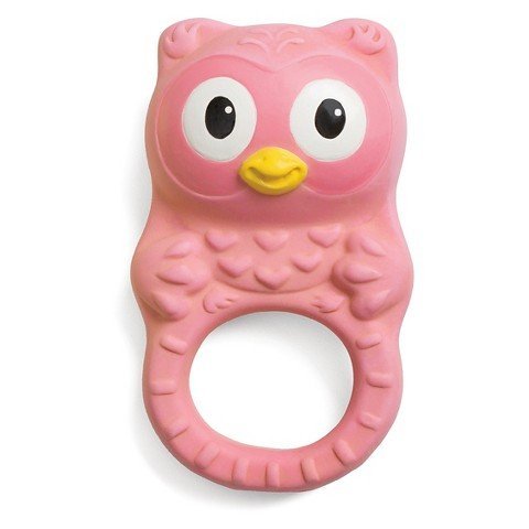 Infantino Go GaGa Squeeze & Teethe Textured Pal - Owl