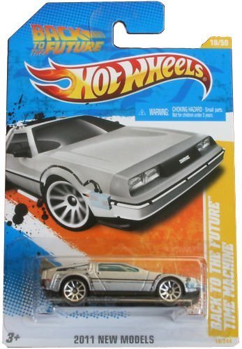 Hot Wheels 2011-018 New Models 18/50 Back To The Future Time Machine 1:64 Scale
