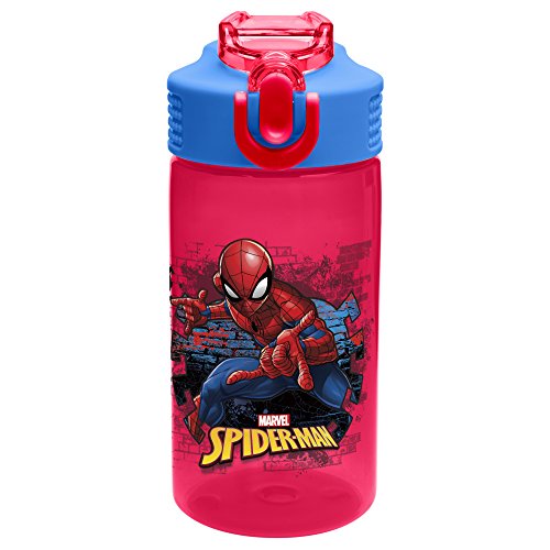 Zak! Designs Zak Designs SDNU-T120 Marvel Comics Water Bottles, 16 oz, Spider-Man