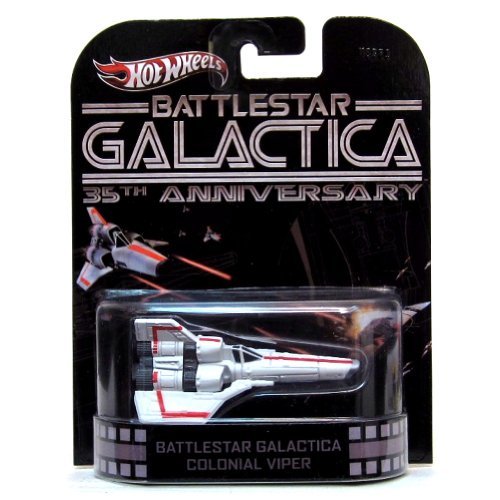 Hot Wheels Retro Battlestar Galactica 35th Anniversary 1:64 Die Cast Vehicle Colonial Viper