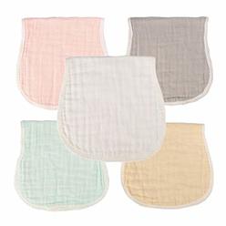 MUKIN Muslin Burp Cloths - Baby Burp Cloth Sets for Unisex. Perfect for Newborn Baby Burping Cloths/Burp Bibs. Baby Shower