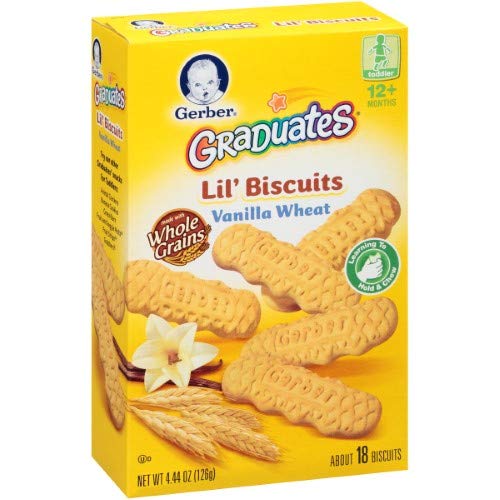 Gerber Lil' Biscuits Vanilla Wheat (Pack of 6)