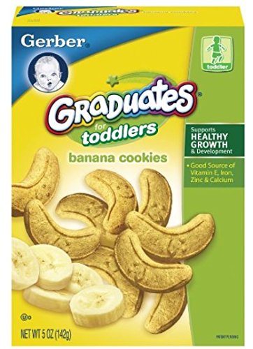 KWANGJAO Gerber Graduates Banana Cookies 5 Oz,for Todder