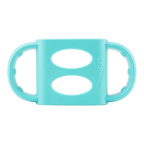 Dr. Brown's 100% Silicone Standard-Neck Baby Bottle Handles, Turquoise