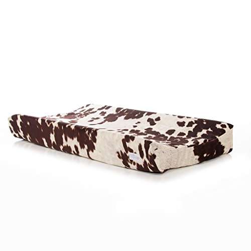 Sweet Potatoes Western Cowboy Changing Pad Cover Super Soft Brown Cowhide