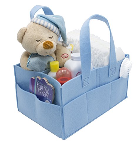 Sorbus Baby Diaper Caddy Organizer - Nursery Essentials Storage Bin for Diapers, Wipes & Toys, Newborn & Infant Portable Car