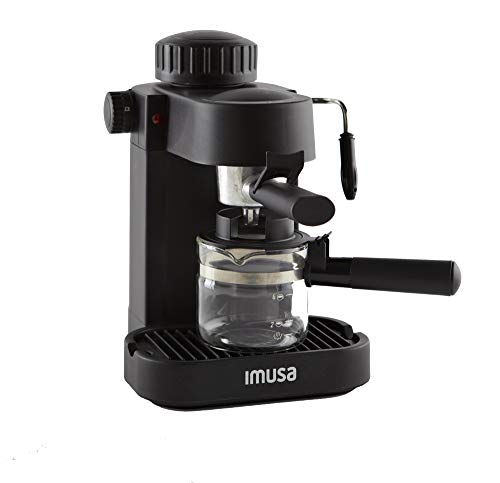 IMUSA USA GAU-18202 4cup Cappuccino Espresso/Cappuccion Maker, 4 Cup, Black