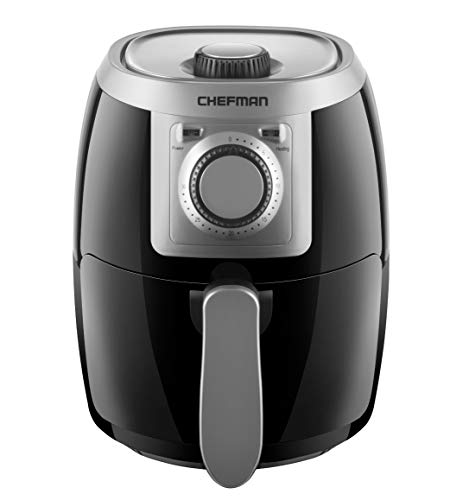 Chefman TurboFry 2 Quart Air Fryer, Personal Compact Healthy Fryer w/ Adjustable Temperature Control, 30 Minute Timer and