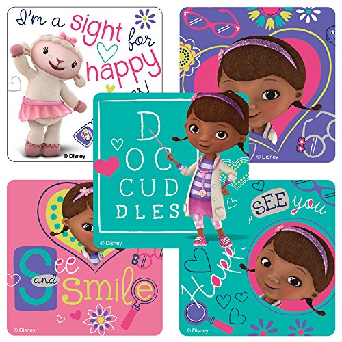 SmileMakers Doc McStuffin: School of Eyecare Stickers - 100 Per Pack